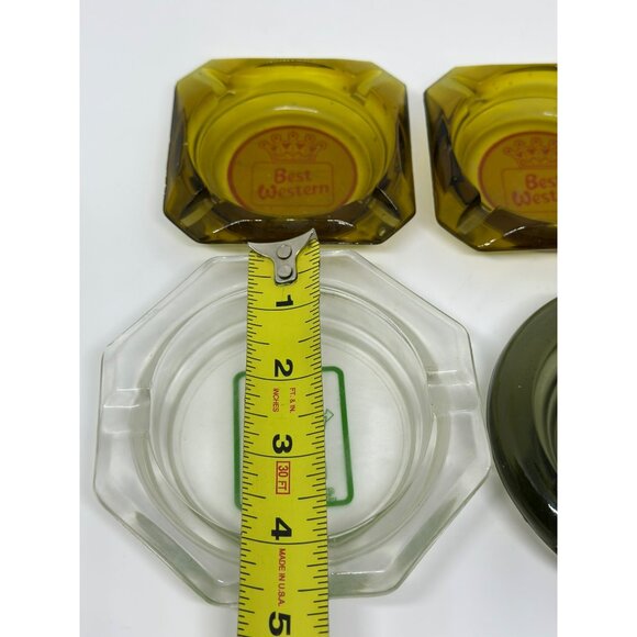 VTG Motel Glass Ashtray Lot | Holiday Inn, Rodeway, Best Western Collectibles - Picture 8 of 10